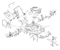 Page C Diagram and Parts List for PP750PJ  Poulan Lawn Mower