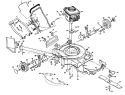 Page B Diagram and Parts List for PP750PS  Poulan Lawn Mower