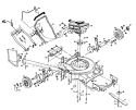 Part Location Diagram of 165549 Weed Eater Front Baffle (AYP part number)