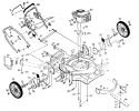 Page C Diagram and Parts List for PP752HIA  Poulan Lawn Mower