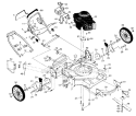 Page B Diagram and Parts List for PP752HLA  Poulan Lawn Mower