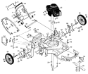 Page C Diagram and Parts List for PP752PHJA  Poulan Lawn Mower