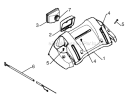 Handles 4 Diagram and Parts List for PP800EPS24  Poulan Snow Blower