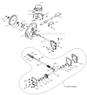 Auger Housing Impeller Assembly 2 Diagram and Parts List for PP800EPS24  Poulan Snow Blower