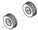 Part Location Diagram of 423990X431 Poulan Idler Bracket