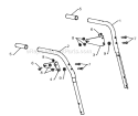 Control Panel Chute 3 Diagram and Parts List for PP800EPS24  Poulan Snow Blower