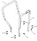 Part Location Diagram of 196943X431 Husqvarna Panel Bracket Right Hand