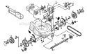 Part Location Diagram of 851947X004 Poulan Clutch Frame