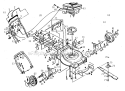 Page B Diagram and Parts List for PP845PA  Poulan Lawn Mower