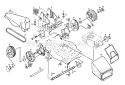 Part Location Diagram of 2286J Poulan Retaining Ring