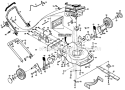 Page B Diagram and Parts List for PP850PA  Poulan Lawn Mower