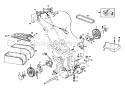 Page B Diagram and Parts List for PP850PEA  Poulan Lawn Mower
