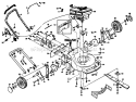 Page C Diagram and Parts List for PP850PEA  Poulan Lawn Mower