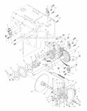 Drive Diagram and Parts List for PP8527ES  Poulan Snow Blower