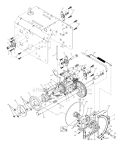 Drive Diagram and Parts List for PP927ESC  Poulan Snow Blower