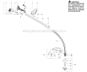 Page B Diagram and Parts List for PPB100  Poulan Trimmer