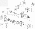 Page B Diagram and Parts List for PPB2000LE Type1 Poulan Leaf Blower / Vacuum