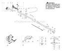 Page B Diagram and Parts List for PPB300  Poulan Trimmer