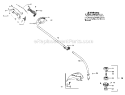 HandleDriveshaftShield Diagram and Parts List for PPB330  Poulan Trimmer