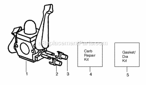 Page C Diagram and Parts List for PPBVM200 Type 3 Poulan Leaf Blower / Vacuum