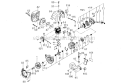 Page D Diagram and Parts List for PPC25E  Poulan Trimmer