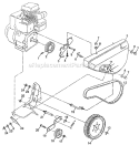 Page A Diagram and Parts List for PPFT35A  Poulan Tiller