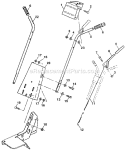 Page C Diagram and Parts List for PPFT35A  Poulan Tiller