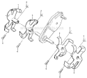 Page D Diagram and Parts List for PPFT35A  Poulan Tiller
