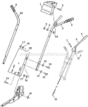 Part Location Diagram of 532440652 Husqvarna Bracket, Handle