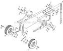 Page F Diagram and Parts List for PPFT35C  Poulan Tiller