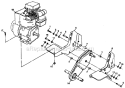 Page E Diagram and Parts List for PPFT3B  Poulan Tiller