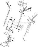 Part Location Diagram of 140536 Husqvarna Grip, Handle