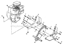 Page E Diagram and Parts List for PPFT3C  Poulan Tiller