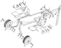 Page F Diagram and Parts List for PPFT3C  Poulan Tiller