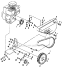 Page A Diagram and Parts List for PPFT3KA  Poulan Tiller