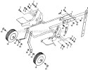 Page F Diagram and Parts List for PPFT3KA  Poulan Tiller