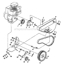 Page A Diagram and Parts List for PPFT3K  Poulan Tiller