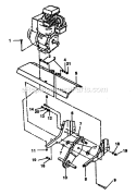 Part Location Diagram of 271948 Husqvarna Decal, Engine, B & S (Engine)