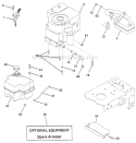 Engine Diagram and Parts List for PPR1742STA 1999 Poulan Lawn Tractor