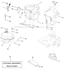Engine Diagram and Parts List for PPR1742STB Before 1999 Poulan Lawn Tractor