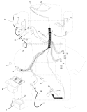 Electrical Diagram and Parts List for PPR1742STC 2000 Poulan Lawn Tractor