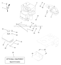 Engine Diagram and Parts List for PPR1742STC 2000 Poulan Lawn Tractor