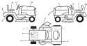 Part Location Diagram of 137259 Husqvarna Decal Warning Mult-Language