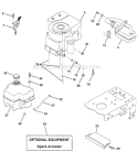 Engine Diagram and Parts List for PPR17H42STA 1999 Poulan Lawn Tractor
