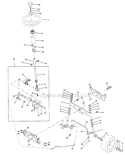 Steering_Assembly Diagram and Parts List for PPR17H42STA 1999 Poulan Lawn Tractor