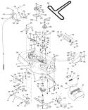 Part Location Diagram of 165460X Husqvarna Bracket Assembly Deck 42" Sway Bar