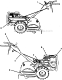 Part Location Diagram of 532144131 Poulan Manual, Owner's (English)