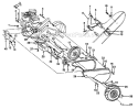 Part Location Diagram of 131159X421 Poulan Guard, Belt