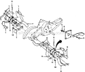 Page E Diagram and Parts List for PPRT5  Poulan Tiller