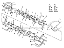 Page E Diagram and Parts List for PPRT8KA  Poulan Tiller